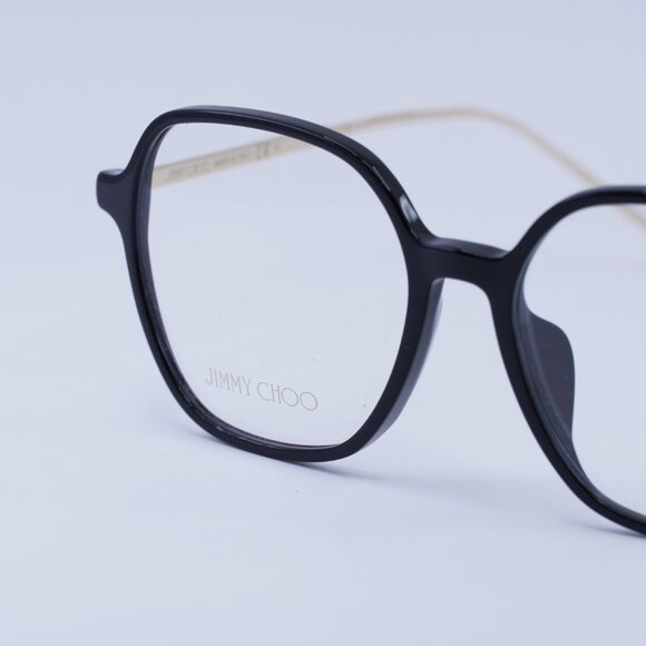 🕶️ New Jimmy Choo JC367/F 0807 00 Eyeglasses - Black/Gold Frame 52mm - Picture 5 of 10